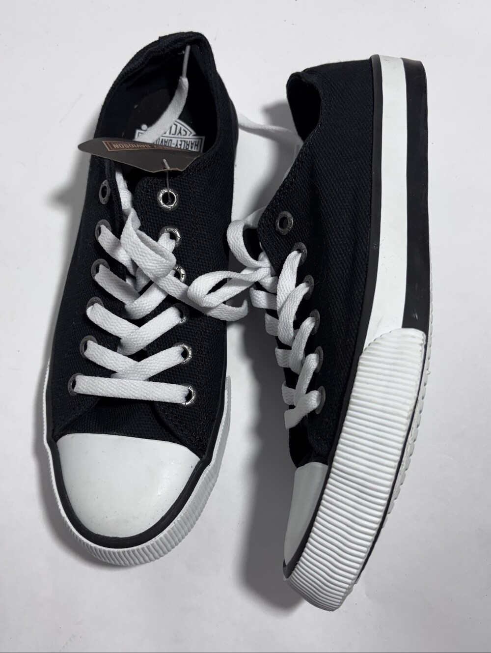 Harley Davidson Women's 9.5 Zia Casual Shoes Black New Nwt